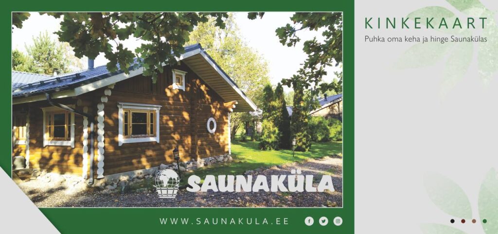 Saunaküla - Neli unikaalset puhkemaja vähem kui 10 km Tallinnast! Банная деревня - Четыре уникальных загородных дома менее чем в 10 км от Таллинна!