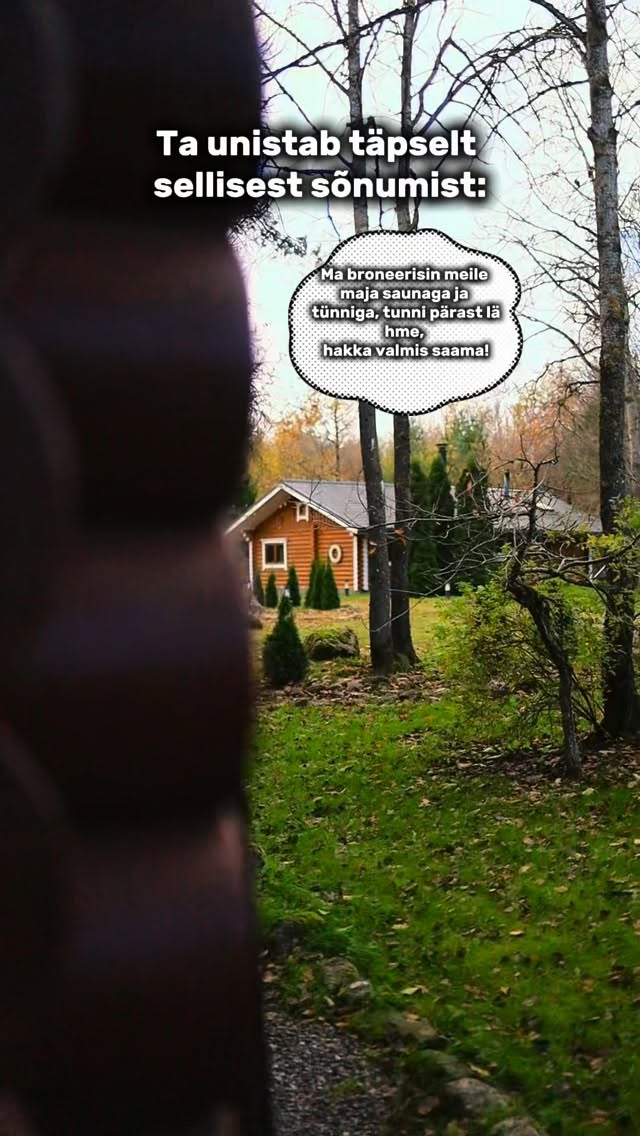 Kui väljas läheb külmaks, siis võta kogu pere kokku ja veeda Saunakülas unustamatu puhkus🏡

Miks Saunaküla?

👉 Unikaalsed saunad kliimaseadmetega
👉 Avarad majad tervele perele (ja sõpradele)
👉 Lõbusate õhtute tarbeks bassein ja grillala
👉 Tasuta WiFi ja helisüsteem
👉 Täisvarustusega köögid, et kõht kunagi tühjaks ei läheks

Veeda aega oma lähedastega, paranda oma tervist ja lõõgastu!

Broneeri saunamaja juba täna ja naudi sügisest erihinda 🍁

Uuri lisa ja broneeri: saunakula.ee 🌐

#saunaküla #perepuhkus #sügispuhkus #saun #tervis #lõõgastus #saunakogemus #saunapuhkus #pere #puhkalooduses